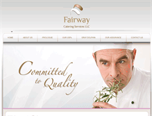 Tablet Screenshot of fairwaycateringme.com